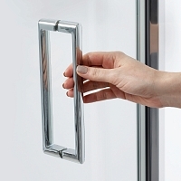 Душевой уголок WasserKRAFT Weser 1000x900x2000 серебристый 78F22