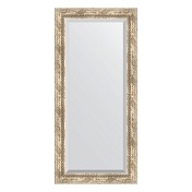 Зеркало с фацетом в багетной раме EVOFORM EXCLUSIVE 53 прованс с плетением BY 3485