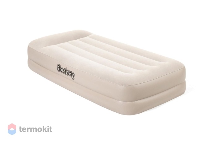 Надувная кровать Tritech Airbed 191х97х42см с подголовником, встроенный электронасос 67694