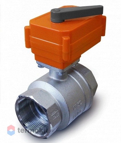 Кран шаровой с электроприводом Bugatti Pro 220В 1 1/2" Нептун Neptun