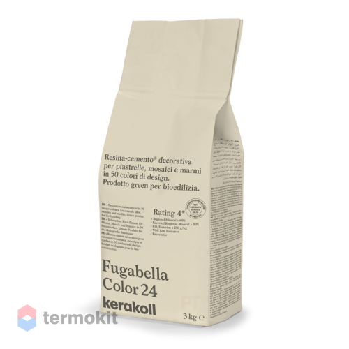 Затирка Kerakoll Fugabella Color полимерцементная 24 (3 кг мешок)