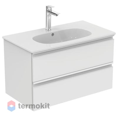Тумба под раковину Ideal Standard TESI 80 подвесная белый глянец T0051OV
