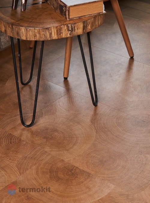 Кварцвиниловая плитка Vinilam Ceramo Stone 6 мм Дуб Натуральный 61601