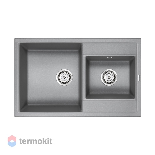 Мойка для кухни Paulmark Tandem серый PM238250-GR