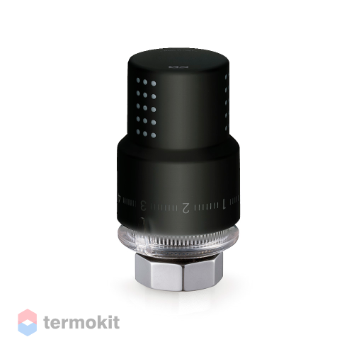 SR Rubinetterie Термостатическая головка ARIA, М30х1,5 черный матовый, N094-0000V00S