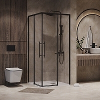 Душевой уголок Niagara Nova 1950x1000x1000 черный матовый NG-6830-34BLACK