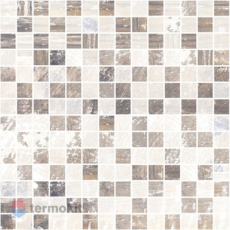 Керамическая плитка Laparet Extra Мозаика коричневый+бежевый 30х30
