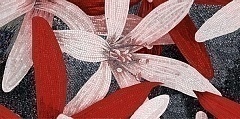 Керамическая плитка Ceramica Classic Апрель Декор бордовый-1 25х50