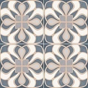 Керамическая плитка Dual Gres Epoque Blue напольная 45x45