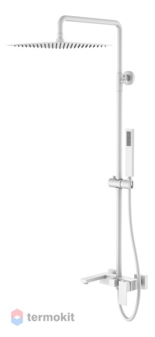Душевая система Boheme Qubic Matt White 478-MW