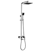 Душевая система со смесителем, верхним и ручным душем Lemark Tropic LM7004C