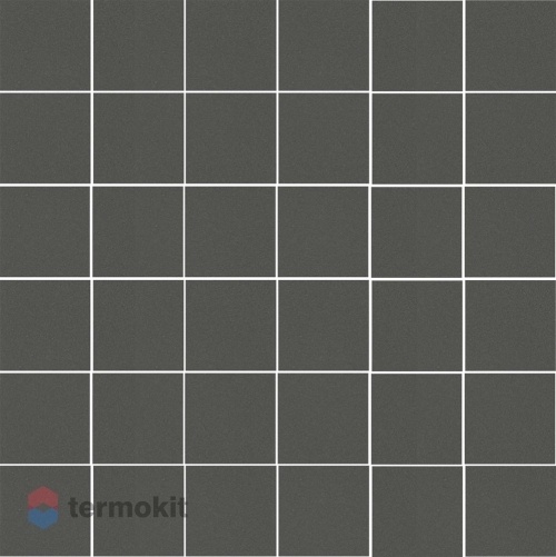 Керамическая плитка Kerama Marazzi Агуста 21056 серый темный натуральный (полотно из 36 частей) 30,1х30,1