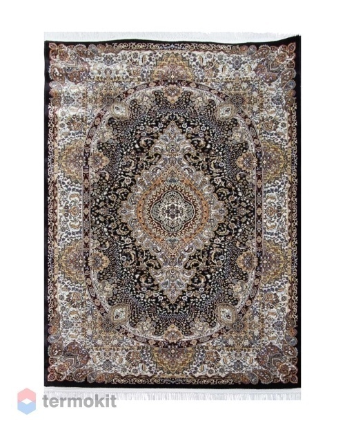 Ковёр Merinos Shahreza 200x400 прямоугольный тёмно-синий/кремовый d414