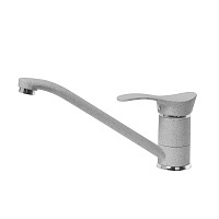 Смеситель для кухни AquaGranitEx серый C-1040 (310)