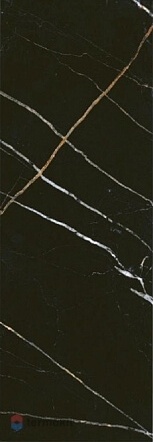 Керамическая плитка Eletto Ceramica Black & Gold настенная 24,2х70
