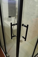 Душевой уголок Cezares Eco 1900x1000x1000 черный ECO-O-A-2-100-C-NERO