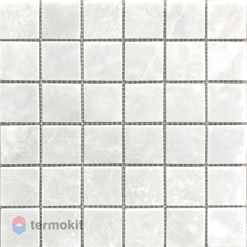Мозаика из нат. мрамора Starmosaic White Polished (JMST058) 30,5х30,5 (48x48)