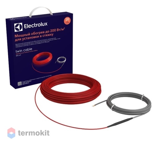 Двужильный нагревательный кабель Electrolux Twin Cable ETC 2-17-800