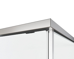 Душевой уголок Vincea Ultima 2000x1000x1000 вороненая сталь VSR-7UL1010CLGM