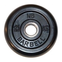 Диск обрезиненный MB Barbell 51 мм, 1.25 кг MB-PltB51-1,25
