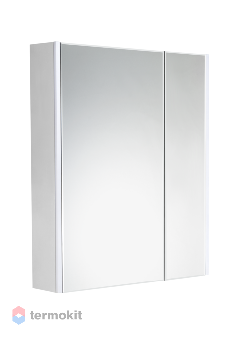 Зеркальный шкаф Roca Ronda 60 подвесной с подсветкой белый матовый, бетон ZRU9303007