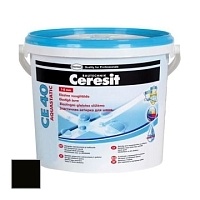 Затирка Ceresit СЕ 40/2 Aquastatic водоотталкивающая Графит 16 (2 кг)