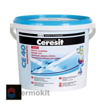 Затирка Ceresit СЕ 40/2 Aquastatic водоотталкивающая Графит 16 (2 кг)