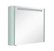 Зеркальный шкаф AM.PM Sensation 80 с подсветкой текстурированный шпон M30MCR0801GG правый мятный