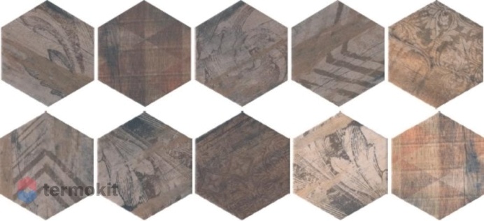 Керамическая плитка Kerama Marazzi Монруж A2972/10x/SG1010 панно (из 10шт) 10,4x120