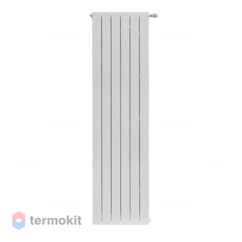 Секционный алюминиевый радиатор STOUT Sebino 1800 \ 04 секции \ с боковым подключением серый