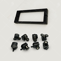 Душевой уголок RGW Classic CL-48B (CL-14B + Z-050-1B) 1850x1600x1000 черный 32094806-014