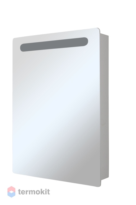 Зеркальный шкаф с подсветкой MIXLINE Стив 60 подвесной белый 536802