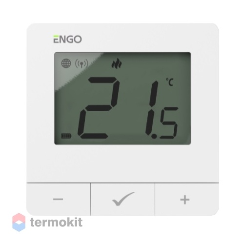 ENGO Умный терморегулятор ZigBee/868 МГц, 230В, белый E25-230W