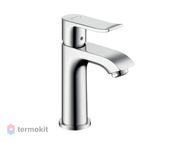 Смеситель для раковины Hansgrohe Metris 100 со сливным гарнитуром 31088000
