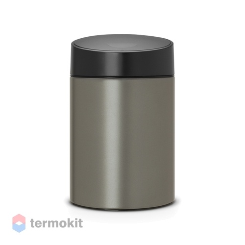 Мусорный бак Brabantia Slide Bin 5 л платиновый 483141