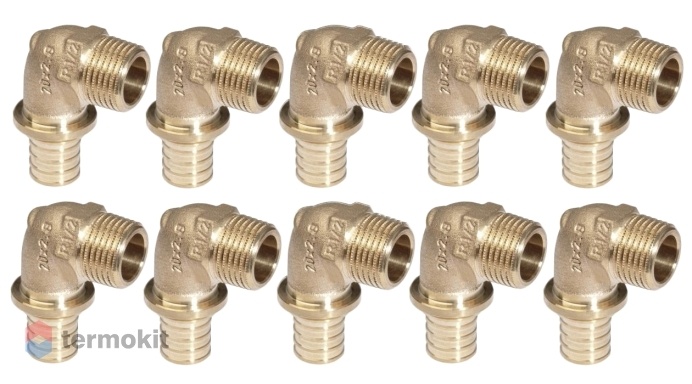 Угольник-переходник Рехау Rautitan RX+ нр 25-R3/4, 10 шт