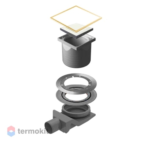 Сливной трап Pestan Confluo Standard White Glass 4 Gold 13000159