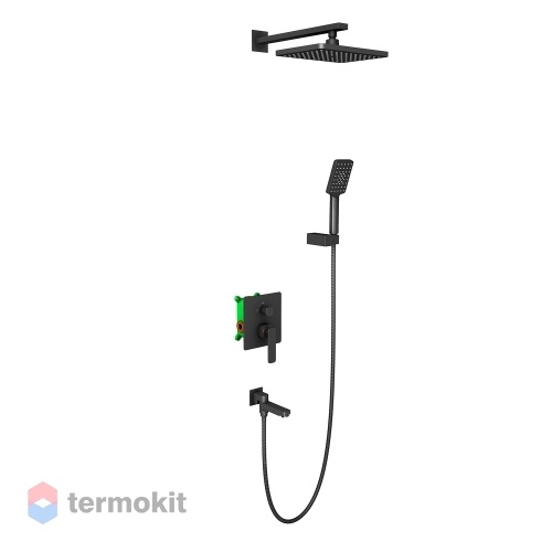 Душевой комплект скрытого монтажа Timo Torne черный SX-4399/03SM