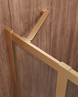 Душевой уголок Cezares Molveno 1950x1100x900 брашированное золото MOLVENO-RH-2-110/90-C-BORO-IV