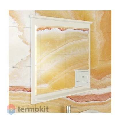 Зеркало COMFORTY Тбилиси-90 белый глянец 00003132632