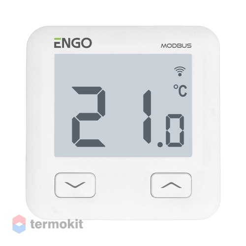 ENGO Терморегулятор, проводной, программируемый, встраиваемый, белый E10-W