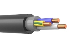 Кабель Севкабель ВВГнг-LS 3x6 отрезок \ 10м \