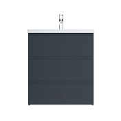 Тумба под раковину AM.PM Gem S 75 напольная графит матовый M91FSX0752GM