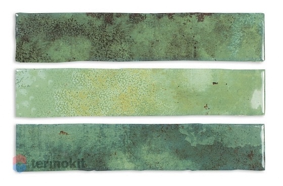 Керамическая плитка DNA Tiles Enamel Moss настенная 5x25