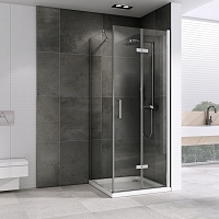 Душевой уголок ABBER Zart 1950x900x700 хром AG08090P-S71