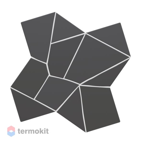 Керамогранит Wow Trencadis Gaudi Basalt 25,5x25,5