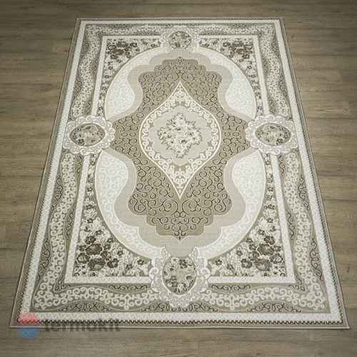 Ковёр Kitroom Каскад 80x150 прямоугольный бежевый 27101 24055