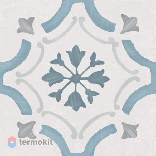 Керамогранит Harmony Sirocco Blue Ornate 22,3х22,3x9