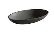 Раковина накладная ACQUABELLA ON-TOP Черный ON-TOP OVAL SLATE NEGRO