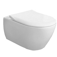 Чаша унитаза подвесного Villeroy & Boch Subway 2.0 370х560, в комплекте с быстросъемным сиденьем микролифт, 5614R201